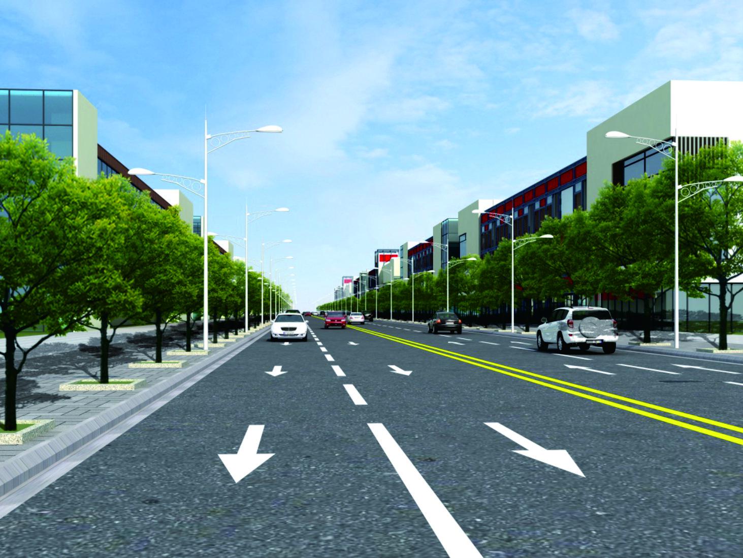 洞上街（延安路至翠柳路）道路、給排水工程